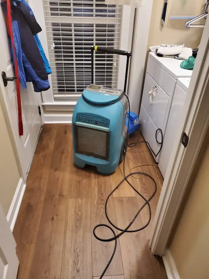 Commercial dehumidifier deployed for Flood Damage Cleanup in Trophy Club