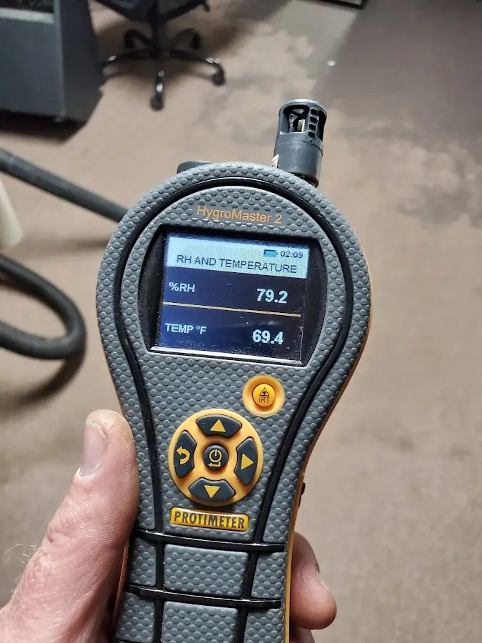Moisture meter humidity assessment for Mold Remediation & Removal in Trophy Club